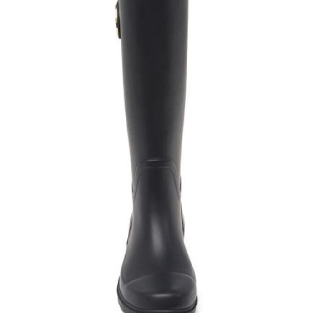 Tory Burch Sarah Logo Rain Boot Sizes 10 & 11 NWT - Picture 2 of 5